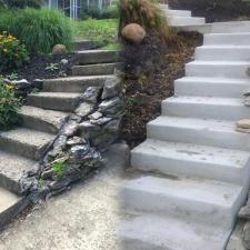 Concrete steps before after