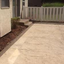 Stamped concrete overlay