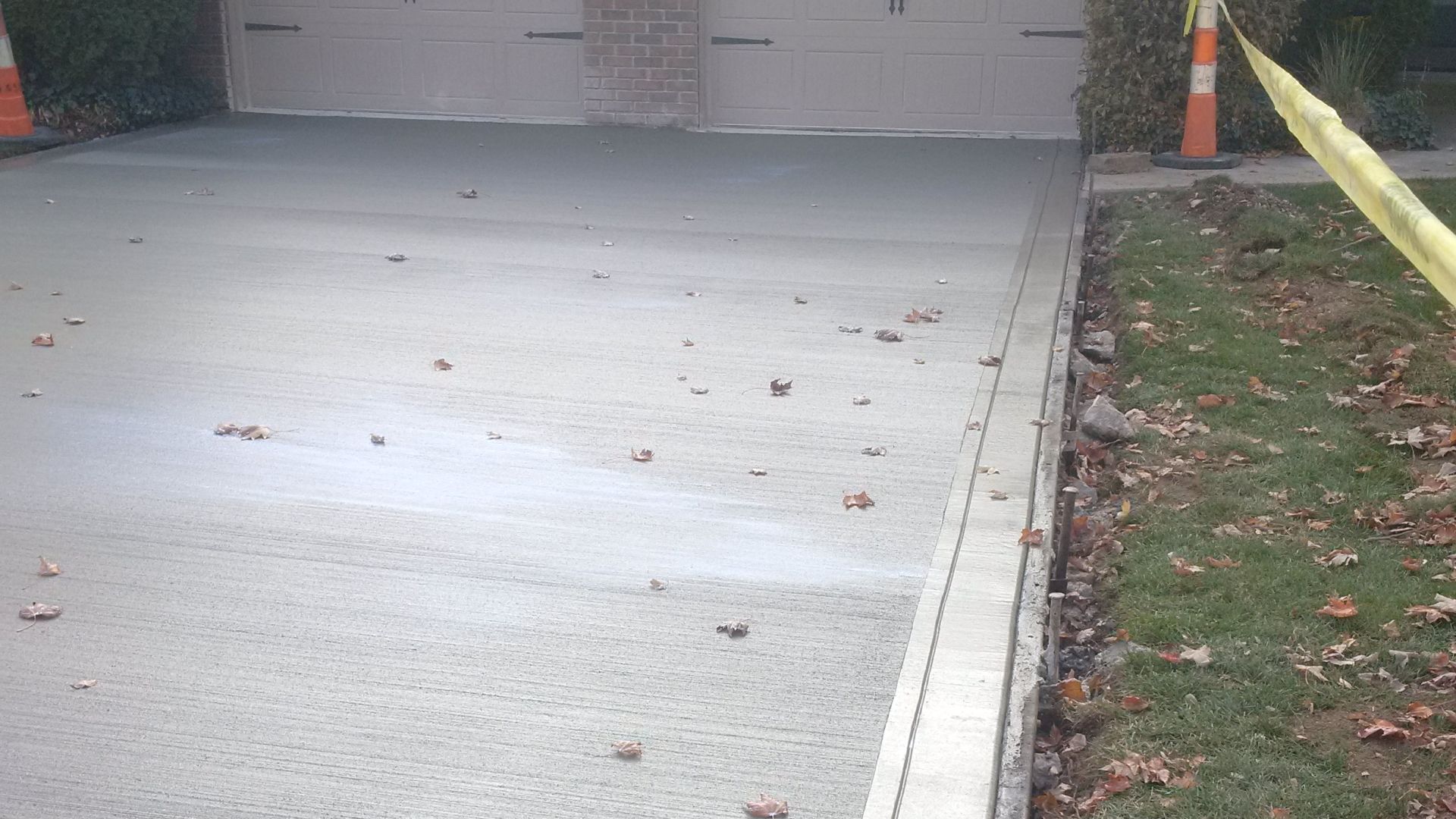 concrete driveway