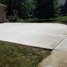 Concrete driveway installation