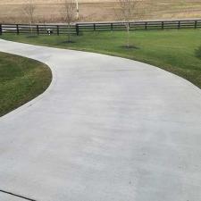 Concrete driveway installation