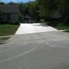 Concrete driveway resurfacing