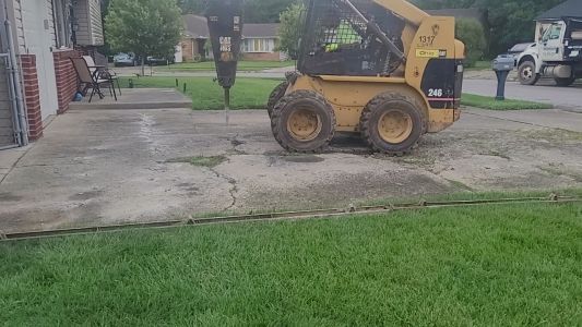 How long does concrete replacement take from removal to pouring
