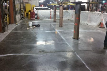 Columbus emergency service call concrete replacement